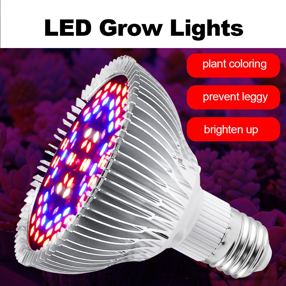 LED 전구 E27 식물 AC85-265V 전체 스펙트럼 Phytolamps 수경 Fitolampy 30W 50W 80W 100W 150W 실내 씨앗 램프